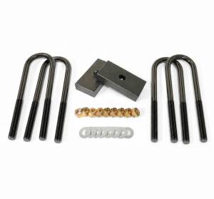 1" Billet Aluminum Rear Lift Blocks with U-Bolts – 2019-2026 Ford Ranger