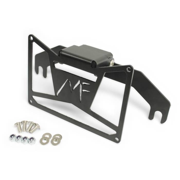 Universal Flip-Up License Plate Mount for 10" Hawse Fairlead – Made in USA
