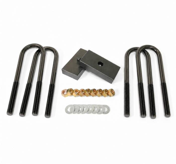 Motofab Lifts 2" Rear Lift Blocks with U-Bolts | 2025-2026 Chevy Silverado 1500 / GMC Sierra 1500