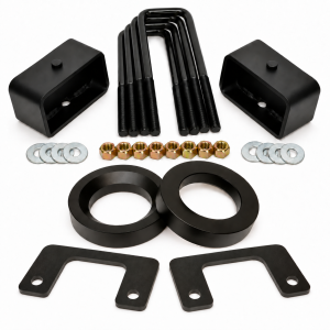 19-24 Chevy Silverado 1500 Trail Boss GMC Sierra 1500 AT4 2" Front 1" Rear Leveling Lift Kit | Made in USA - Image 1